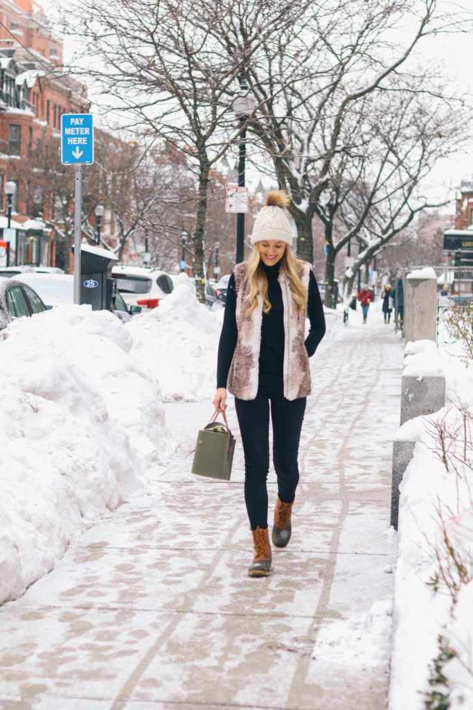 Leigha Ali - Practical Winter Fashion with O Bag Boston