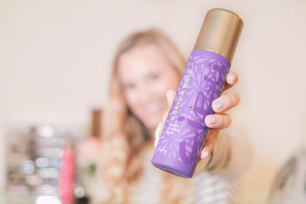 Style and beauty blogger, Leigha Gardner, of The Lilac Press sharing tips for styling textured waves with 2nd day hair.