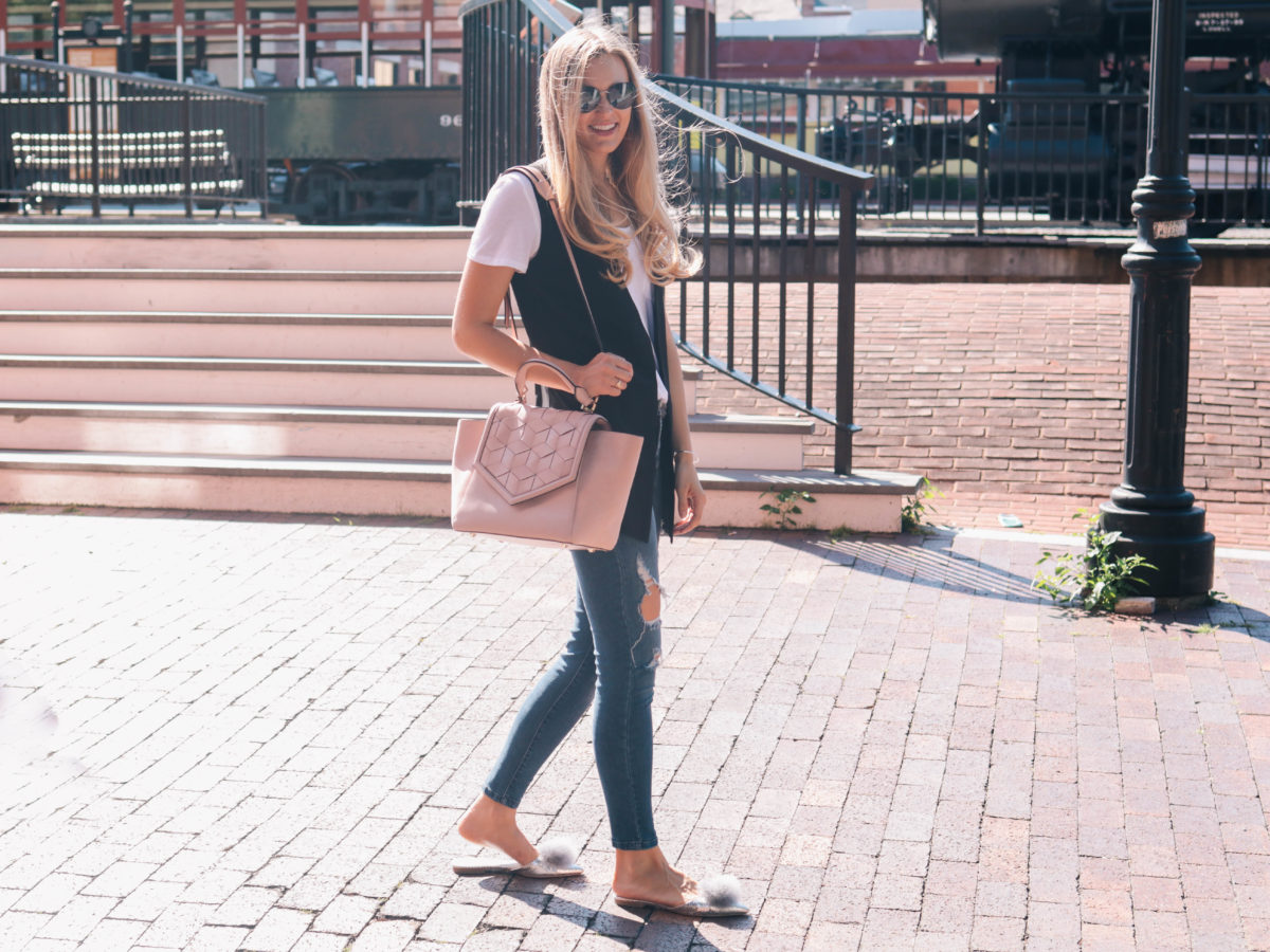 Fashion blogger, Leigha Gardner, of The Lilac Press sharing favorite fashion finds from Amazon Prime Day.
