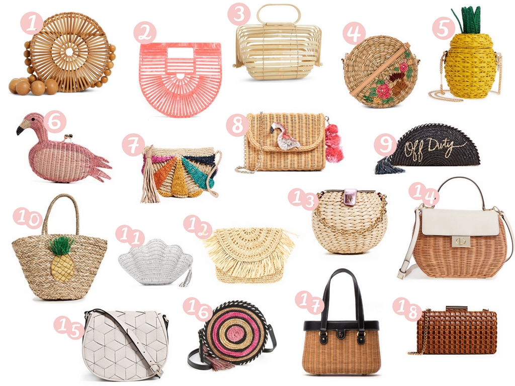 18 wicker and woven bag options for the season