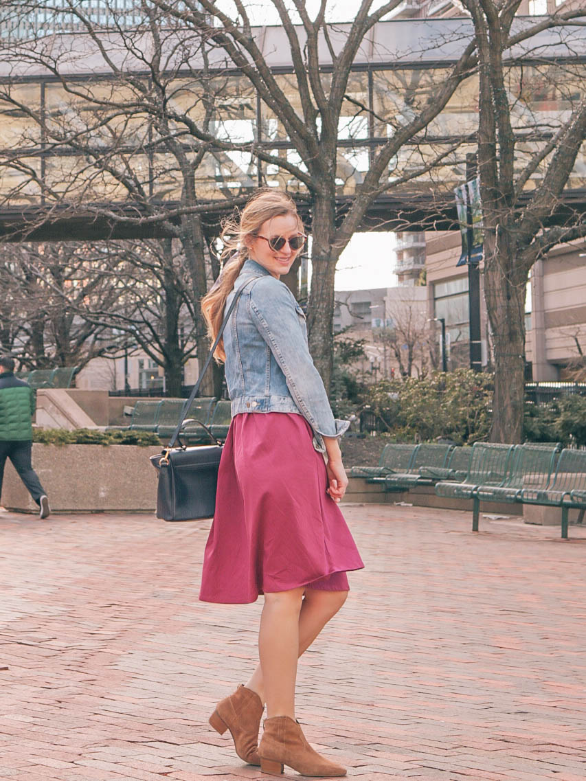 Windy Days in Boston featuring a Perfect Transition Shoe by SAS Shoemakers